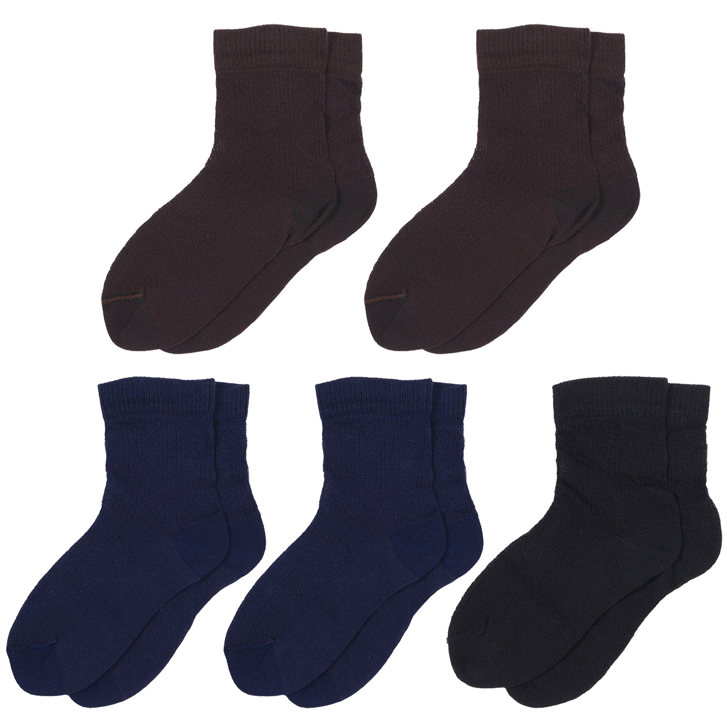 Носки для мальчиков LorenzLine 5-Л56М цв. коричневый; синий; черный р. 24