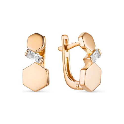 

Серьги женские из серебра АЛЬКОР 02-1639/00КЦ-06 фианит, 02-1639/00КЦ-06