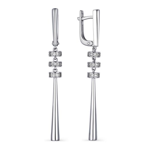 

Серьги женские из серебра АЛЬКОР 02-1691/00КЦ-00 фианит, 02-1691/00КЦ-00
