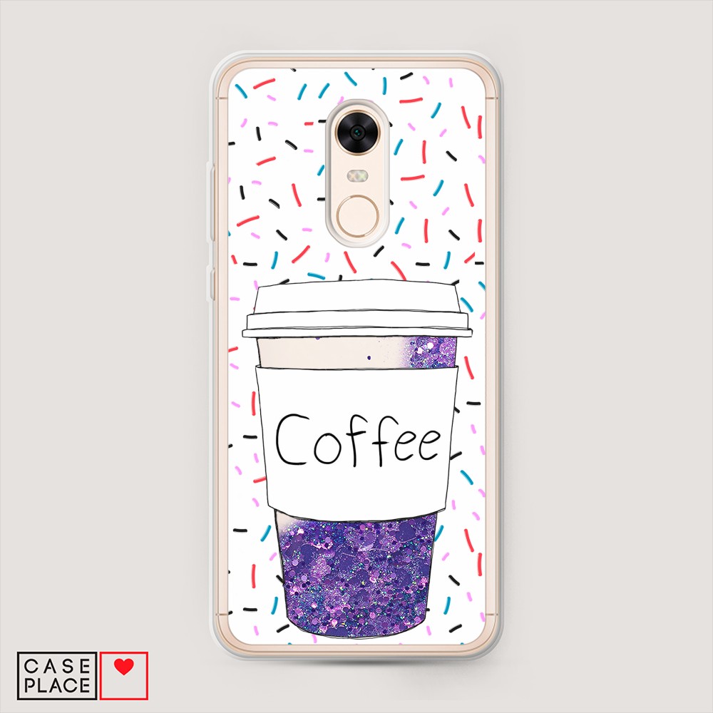 

Чехол Awog на Xiaomi Redmi 5 Plus "Coffee прозрачный стакан", Разноцветный, 33192-1