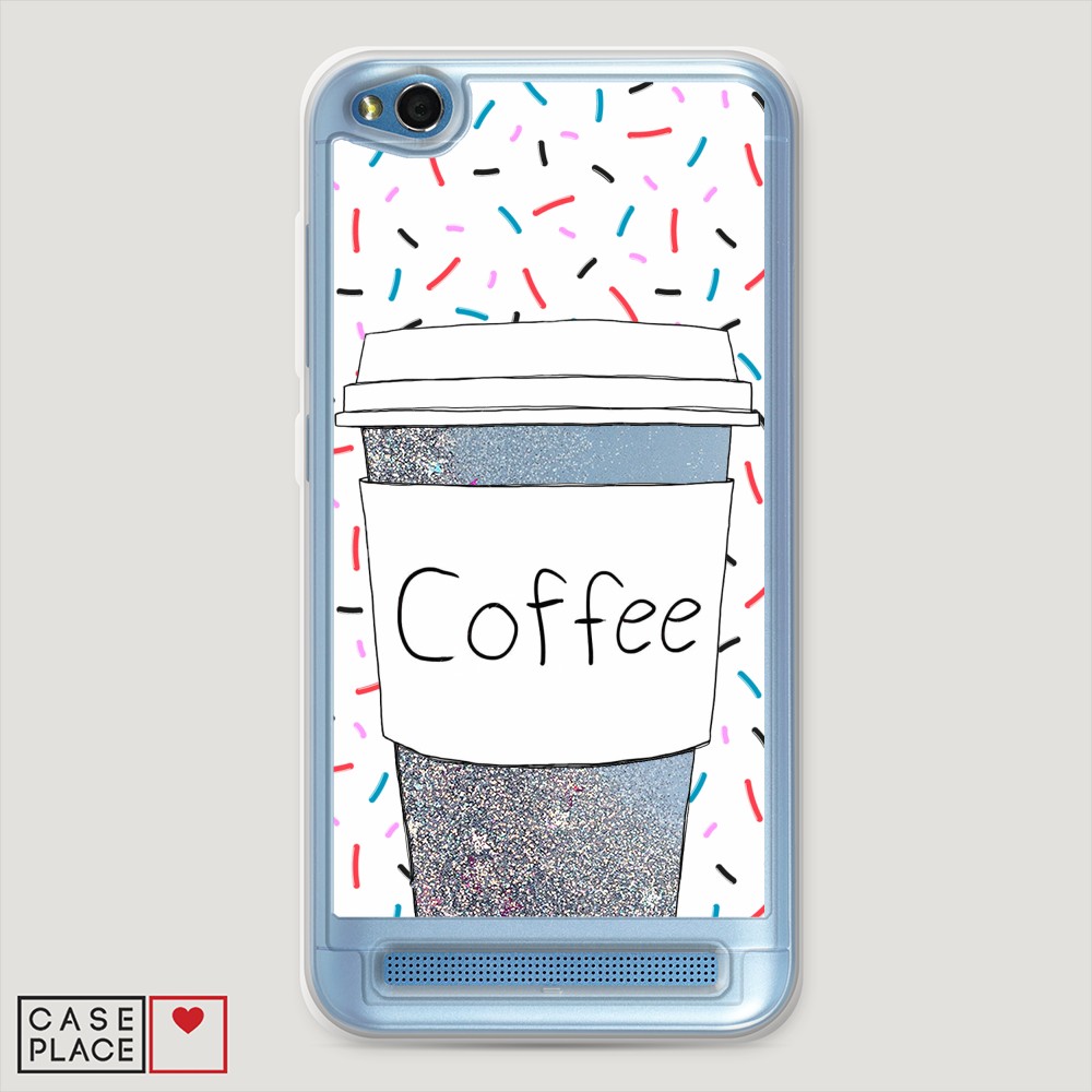 

Чехол Awog на Xiaomi Redmi 5A "Coffee прозрачный стакан", Разноцветный, 32891-1
