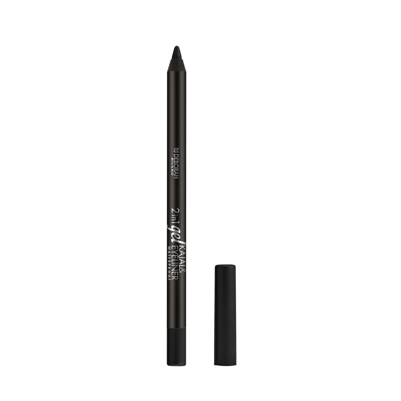 Карандаш для век гелевый Deborah Milano Gel Kajal & Eyeliner Pencil 2 in 1 т.01 Черный