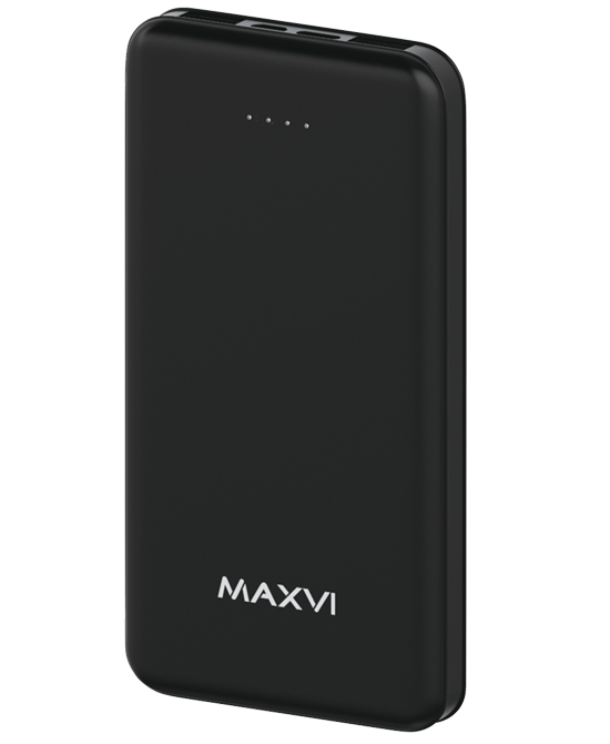 фото Внешний аккумулятор 10000mah 2usb 2.1a maxvi pb10-06 black