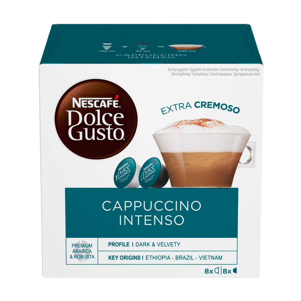 

Кофе в капсулах Nescafe Dolce Gusto capp intenso 16 капсул, CAPP INTENSO