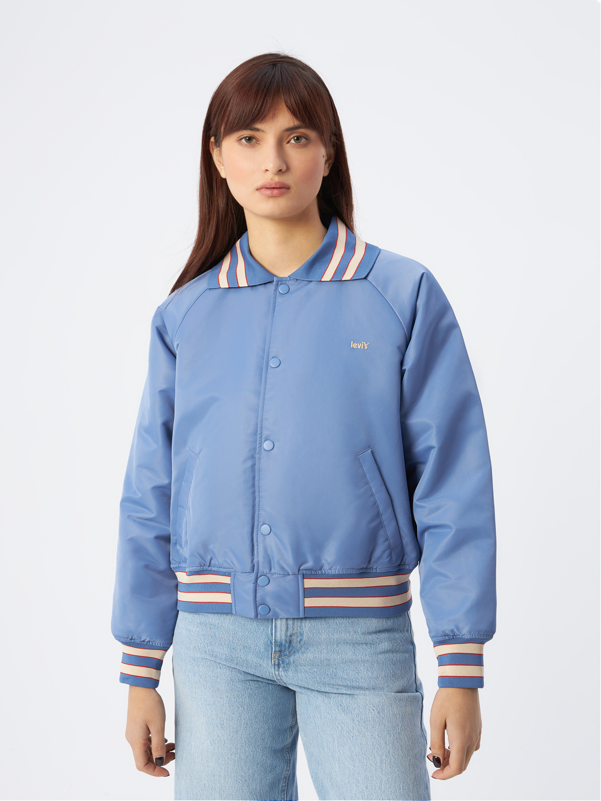 Бомбер женский Levi's A4448-0001 голубой XS