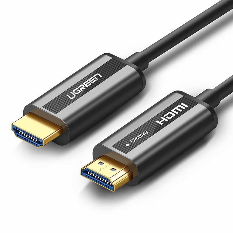 

Кабель uGreen HDMI - HDMI вилка-вилка 40м (50218), Черный, HD132 (50218) HDMI Zinc Alloy Optical Fiber Cable. Длина 40м. Цвет: черный