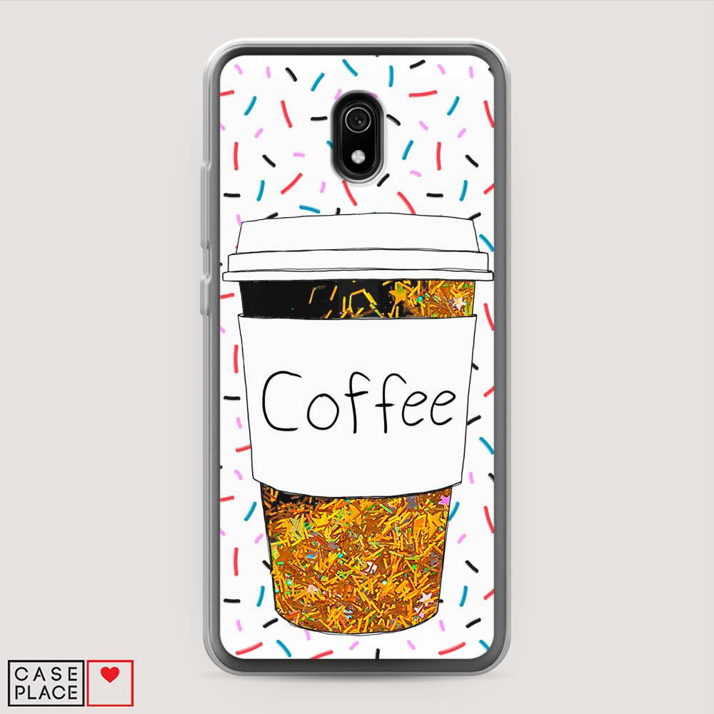 

Чехол Awog на Xiaomi Redmi 8A "Coffee прозрачный стакан", Разноцветный, 37290-1