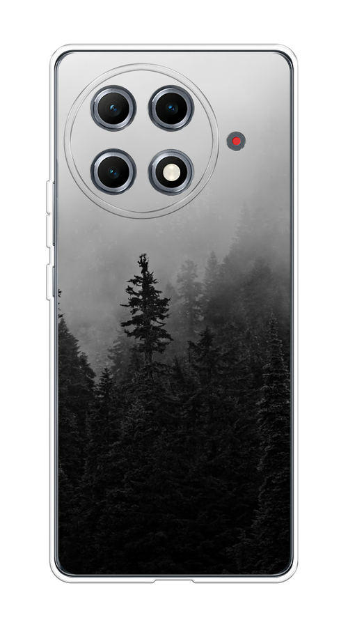 

Чехол на Tecno Camon 30S Pro Туманный лес, Серый;черный, 309550-1