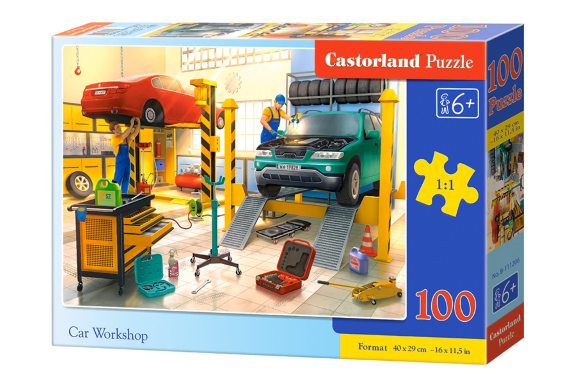 Пазлы Castorland Puzzle-100 Автосервис 2004712