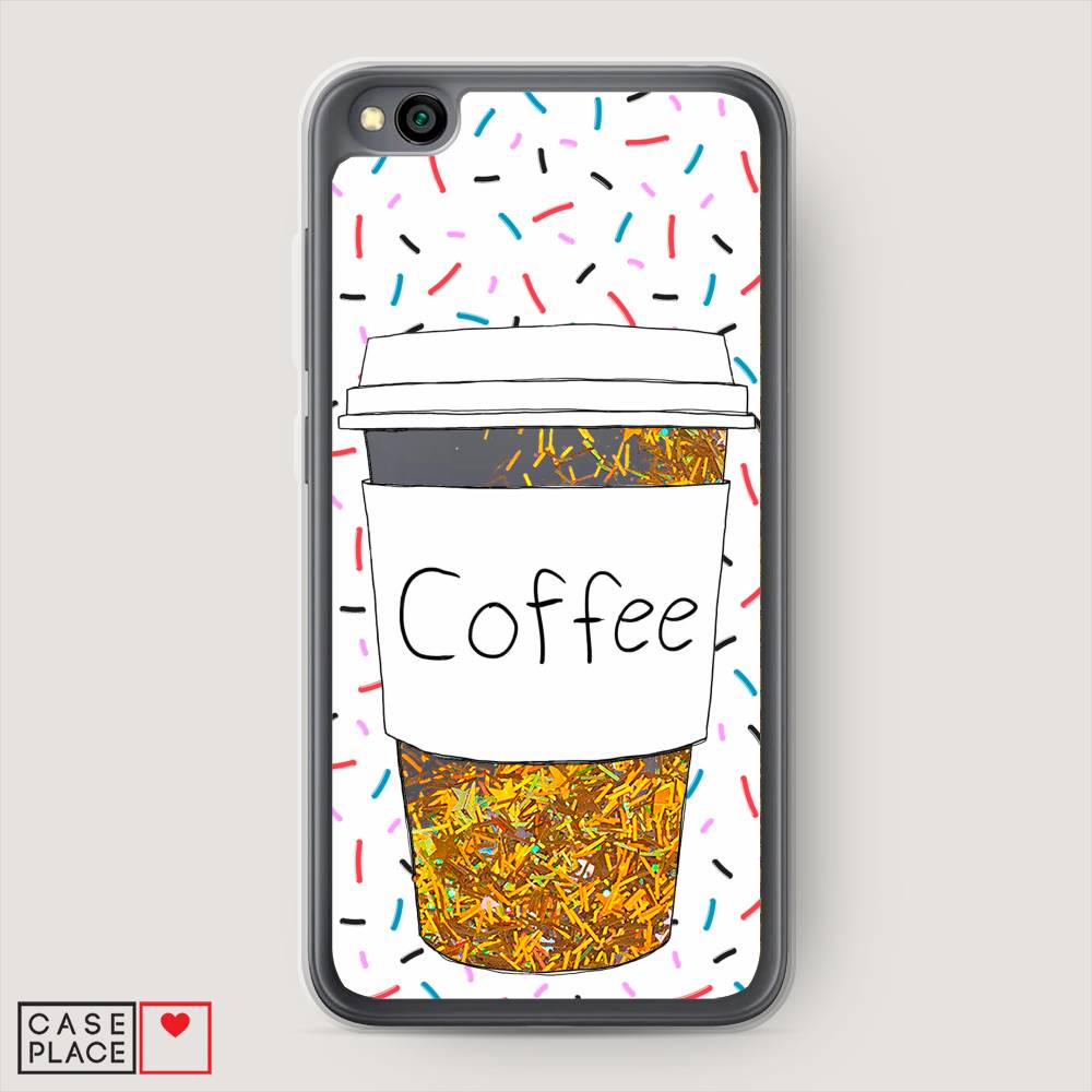 

Чехол Awog на Xiaomi Redmi Go "Coffee прозрачный стакан", Разноцветный, 35190-1