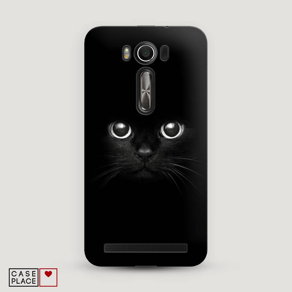 фото Чехол awog "взгляд черной кошки" для asus zenfone 2 laser ze550/551kl