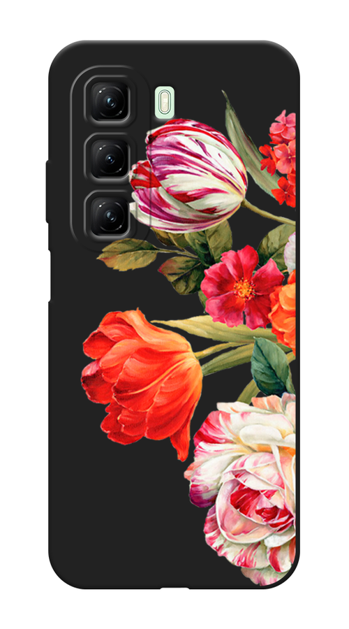 

Чехол Awog на Infinix Hot 50 4G "Весенний букет", Красный;розовый;зеленый, 3106552-1