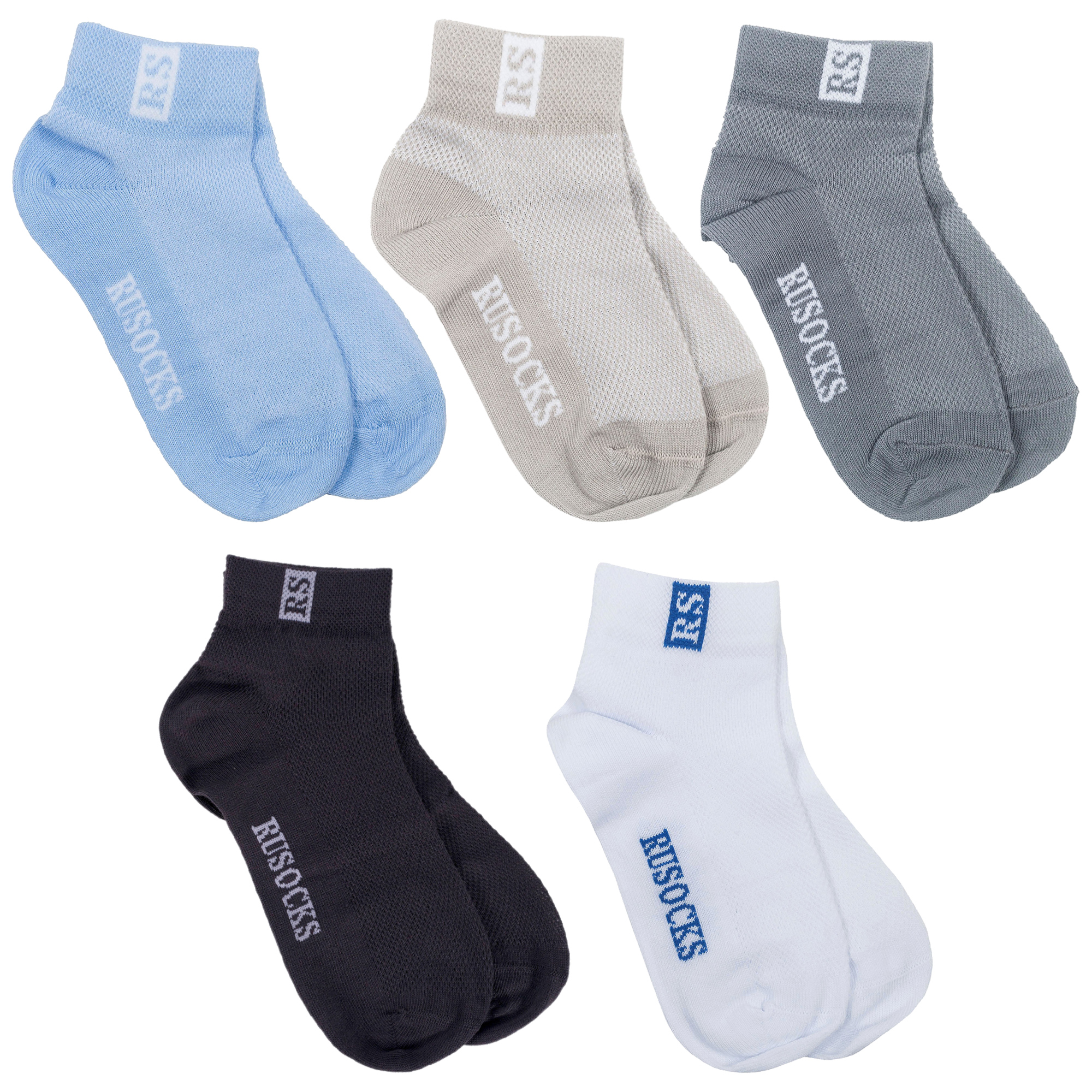 

Носки детские Rusocks 5-Д-36 цв. голубой; бежевый; серый; белый р. 14-16, 5-Д-36