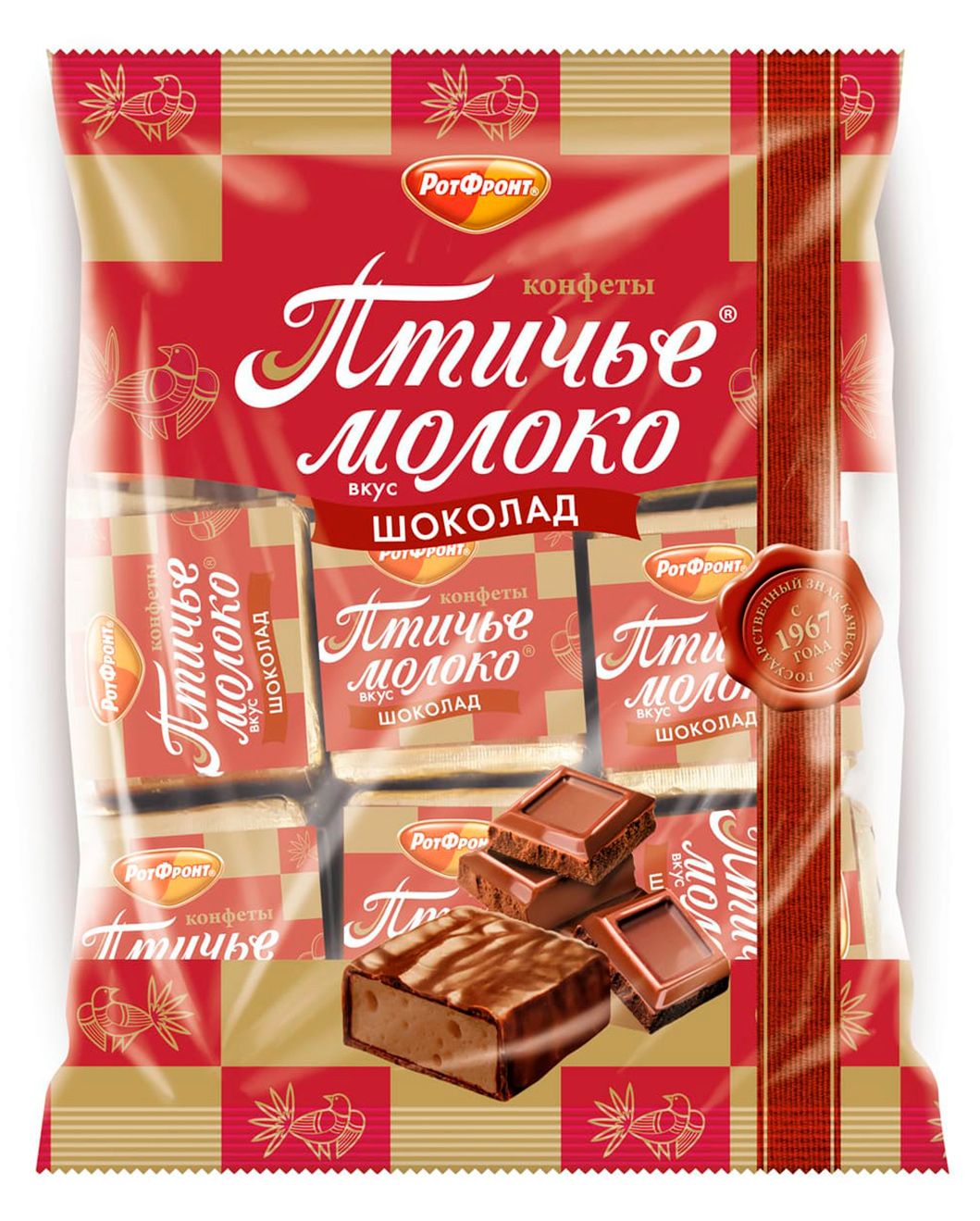 

Конфеты Птичье молоко шоколадные, 225г