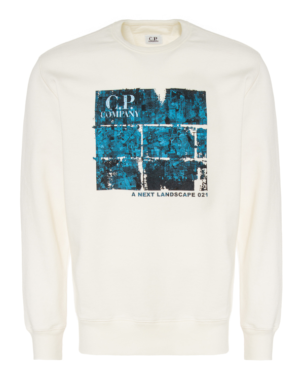 

Свитшот мужской C.P. COMPANY 10CMSS303A белый 3XL, 10CMSS303A