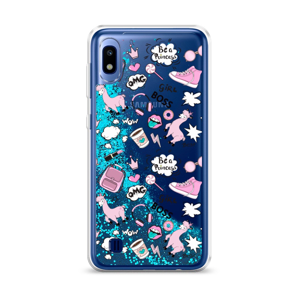 

Чехол Awog на Samsung Galaxy A10 "Стильная лама", Разноцветный, 27993-1