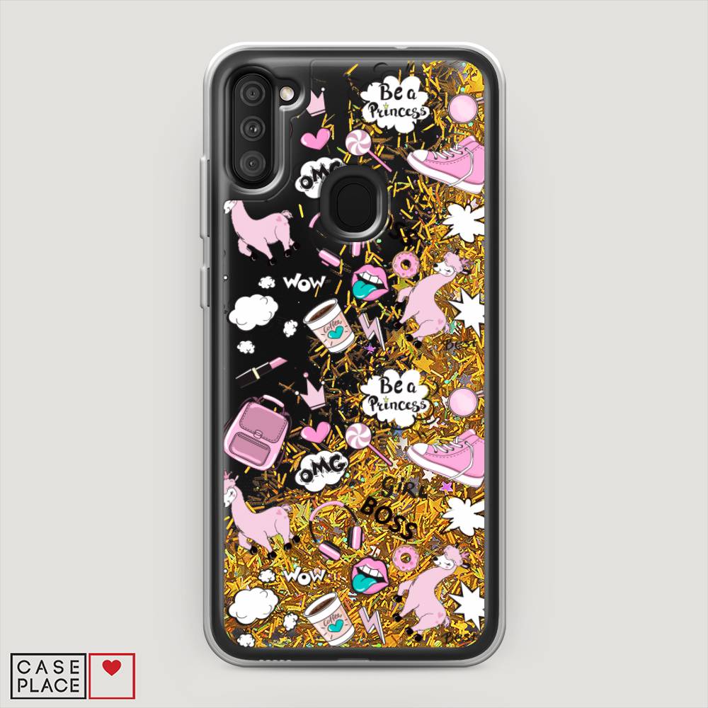 

Чехол Awog на Samsung Galaxy A11 / Самсунг A11 "Стильная лама", Разноцветный, 2100190-1