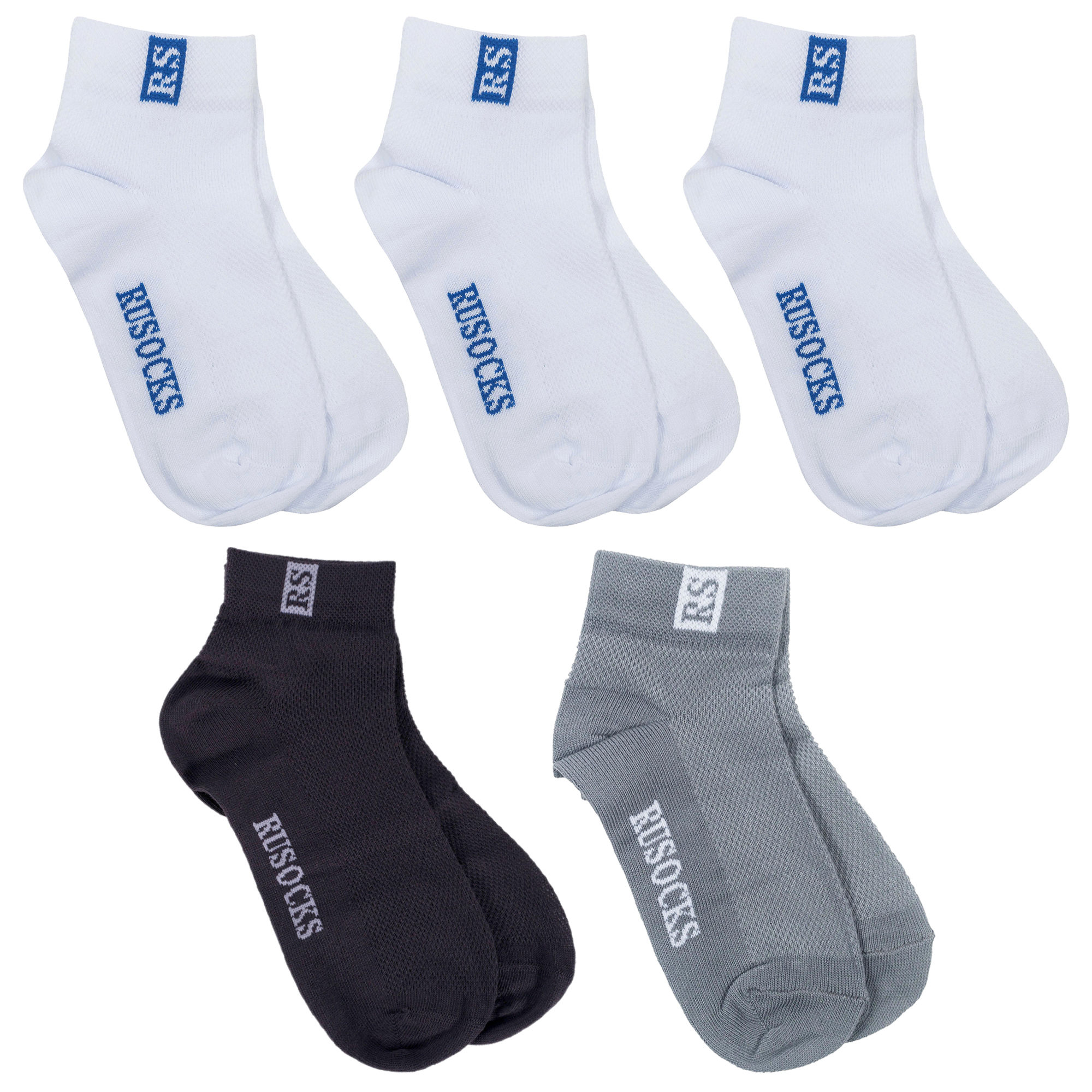 

Носки детские Rusocks 5-Д-36 цв. белый; серый р. 12-14, 5-Д-36