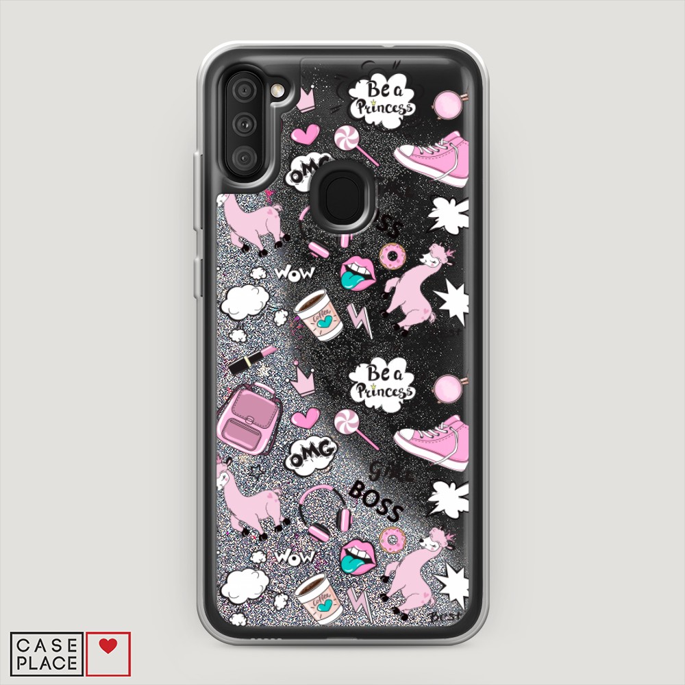 

Чехол Awog на Samsung Galaxy A11 / Самсунг A11 "Стильная лама", Разноцветный, 2100191-1