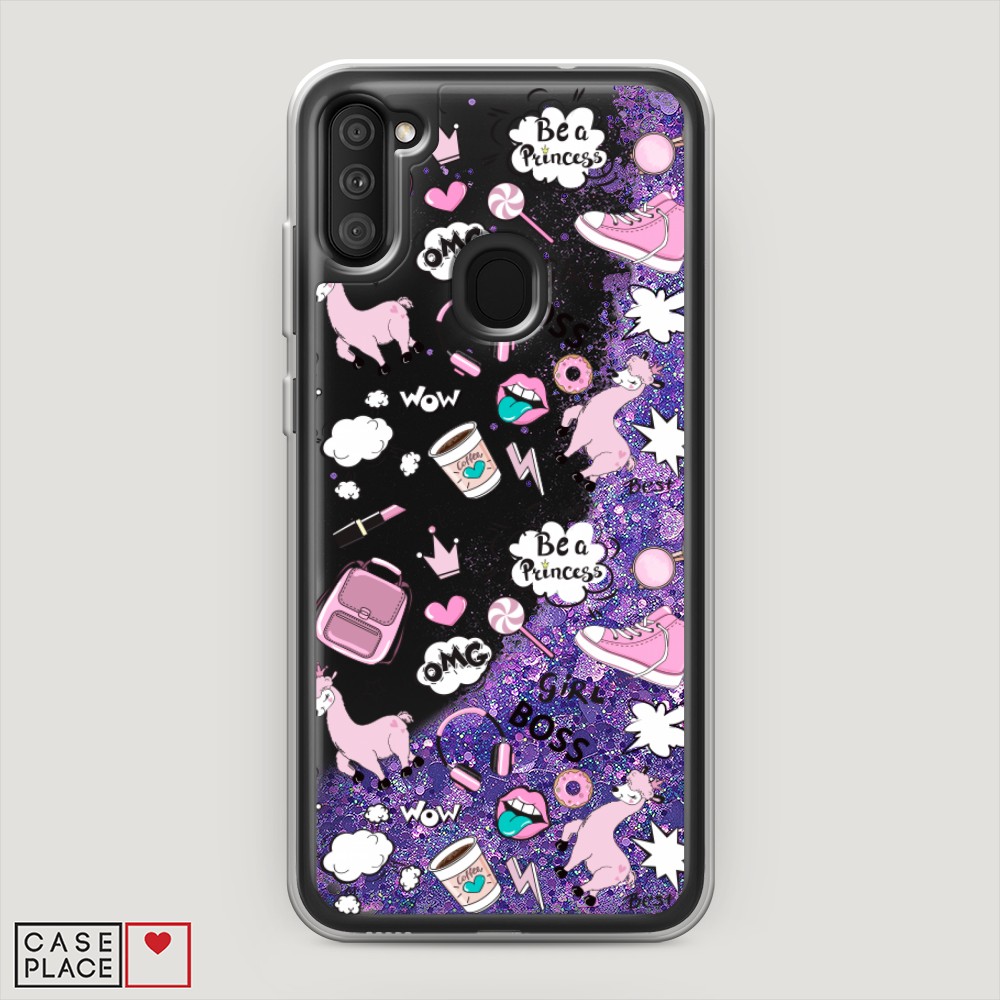 

Чехол Awog на Samsung Galaxy A11 / Самсунг A11 "Стильная лама", Разноцветный, 2100192-1