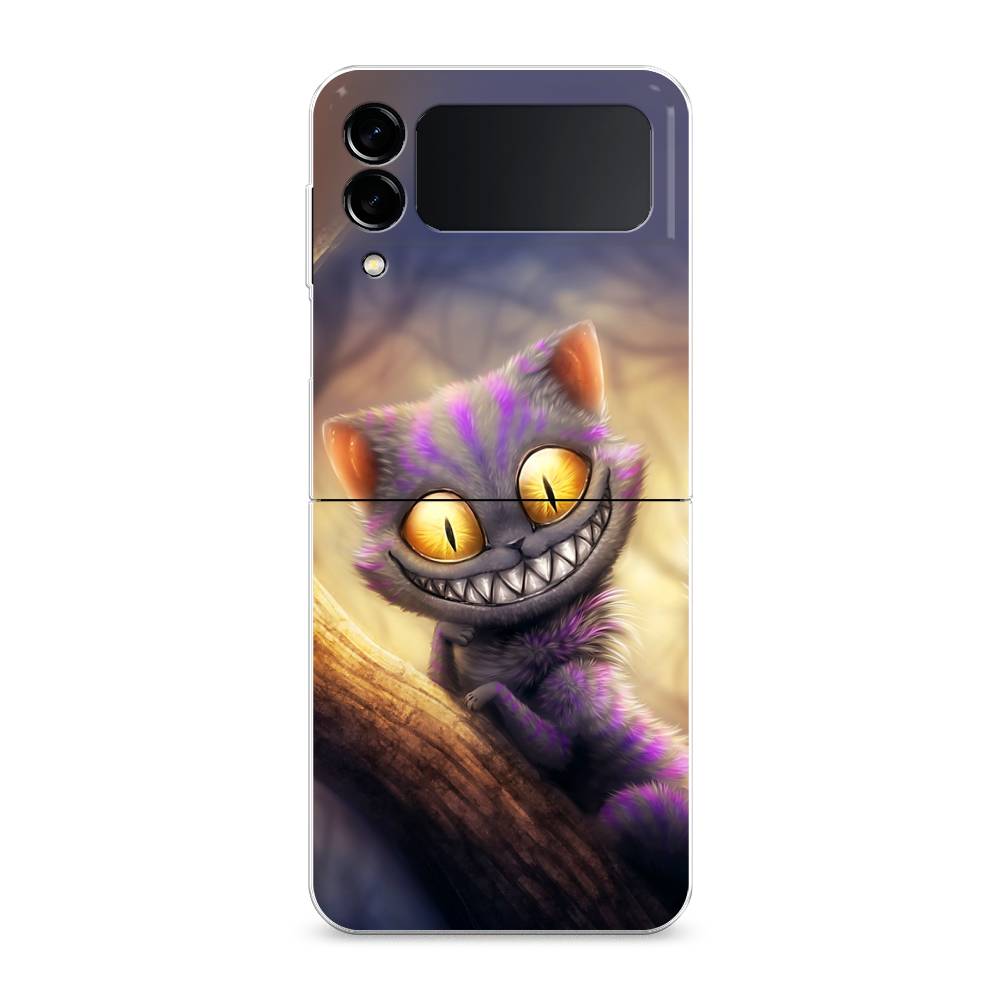 фото Чехол awog "cheshire cat" для samsung galaxy z flip 3