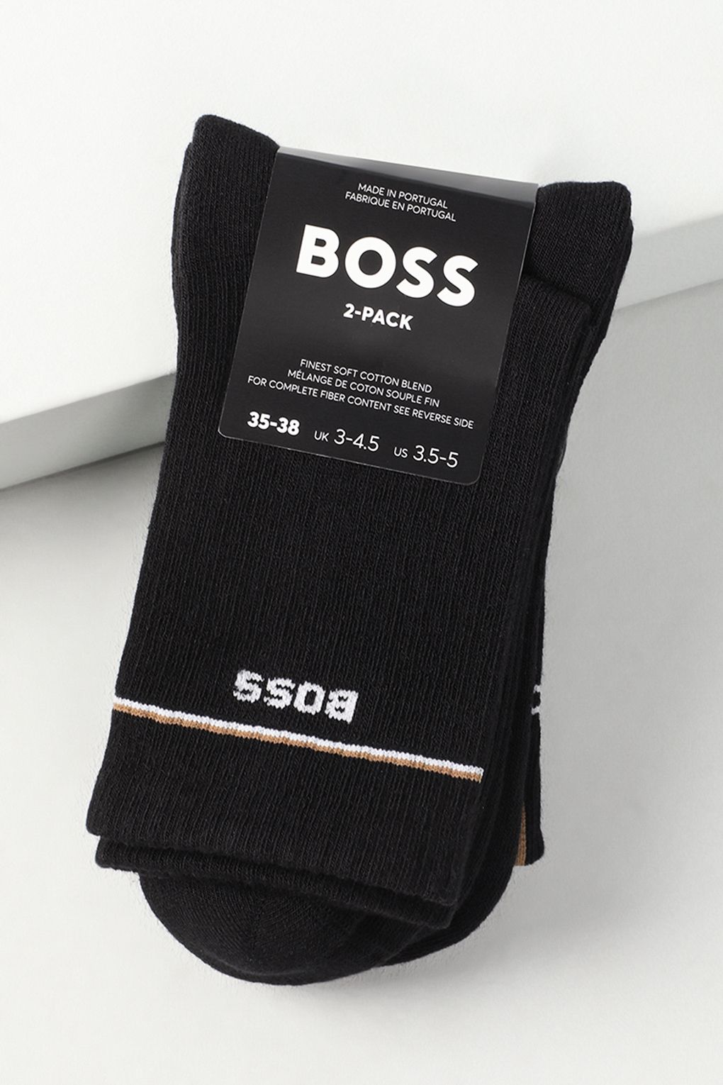 Комплект носков женских BOSS 50502113 черных 39-42