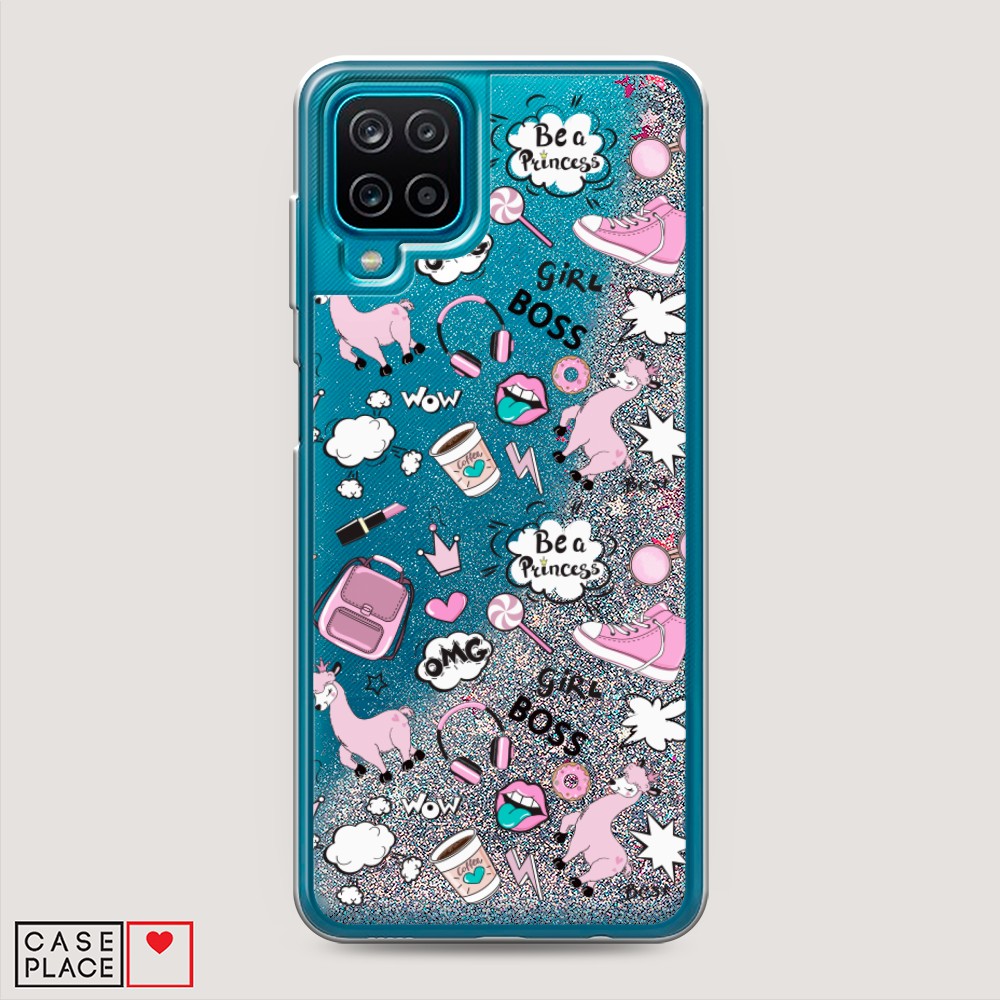 

Чехол Awog на Samsung Galaxy A12 / Самсунг A12 "Стильная лама", Разноцветный, 2101691-1