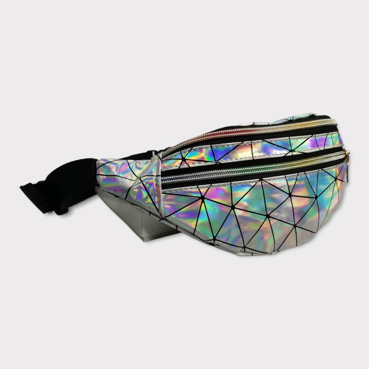 Сумка женская PouchMan 9665, серебристый