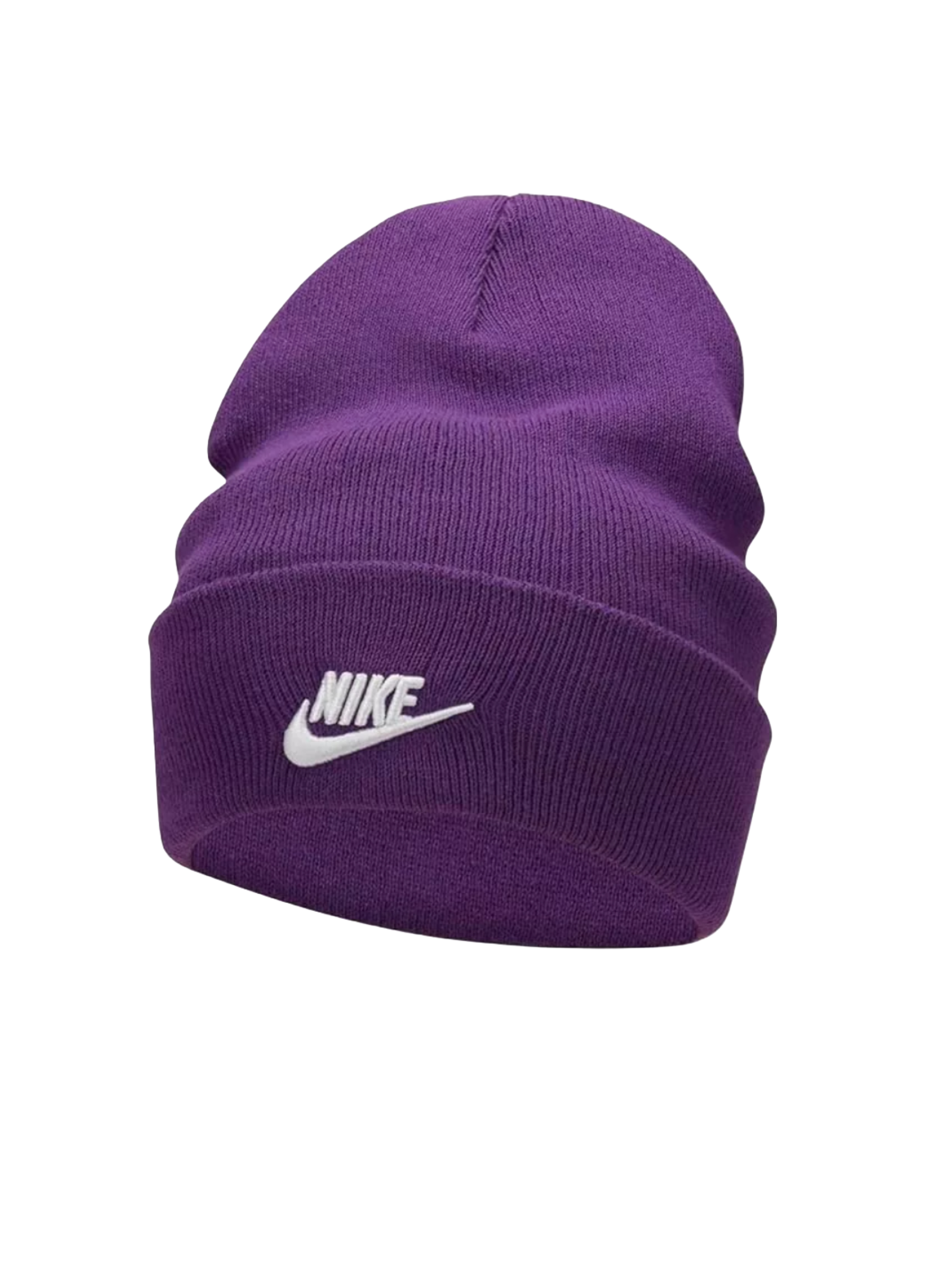 Шапка бини унисекс Nike Peak Tall Cuff Futura фиолетовая, one size