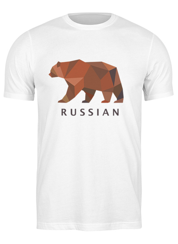 

Футболка мужская Printio Russian белая XL, Белый, Russian