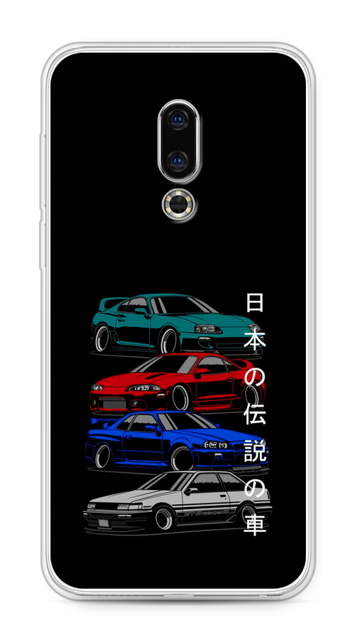 

Чехол Awog на Meizu 16th "JDM Legend cars", Зеленый;красный;синий, 72750-5