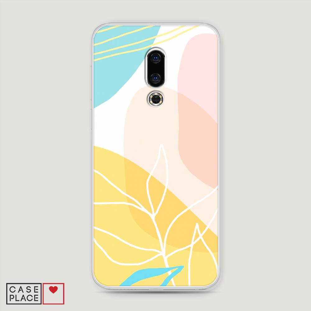 

Чехол Awog на Meizu 16th "Летнее настроение", Желтый;голубой;розовый, 72750-10
