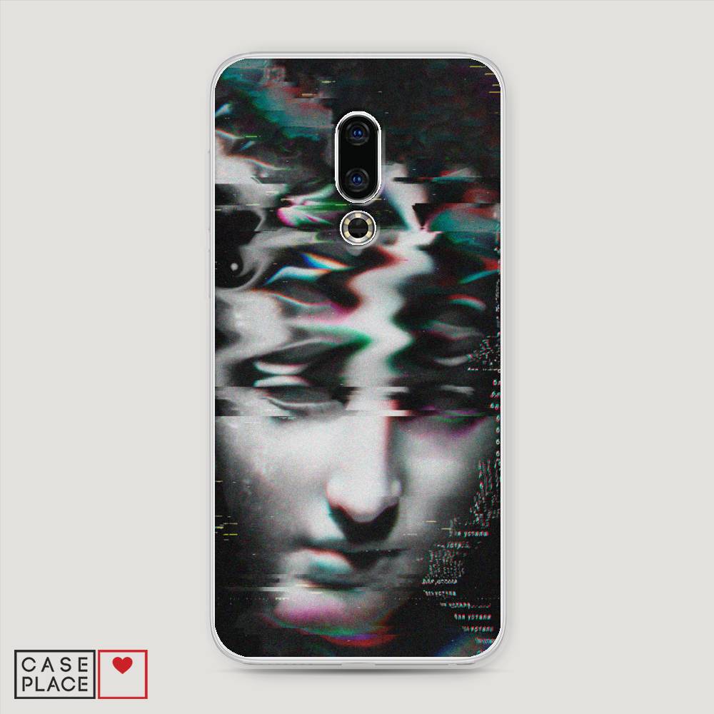

Чехол Awog на Meizu 16th "Glitch Art", Серый, 72750-9