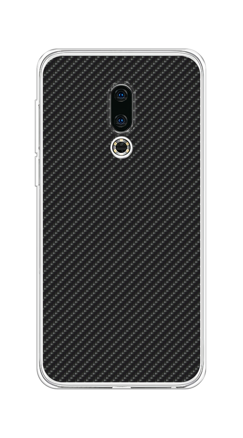 

Чехол Awog "Черный карбон" для Meizu 16th, 72750-3
