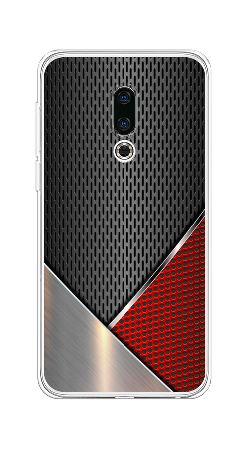 

Чехол Awog "Стальной металл" для Meizu 16th, Черный;красный;серебристый, 72750-3