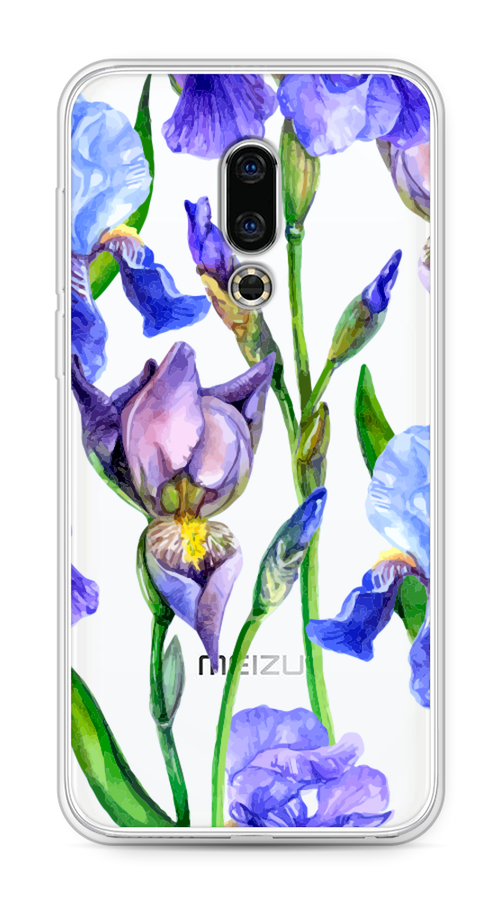 

Чехол Awog на Meizu 16th "Синие ирисы", Фиолетовый;голубой;зеленый, 72750-8