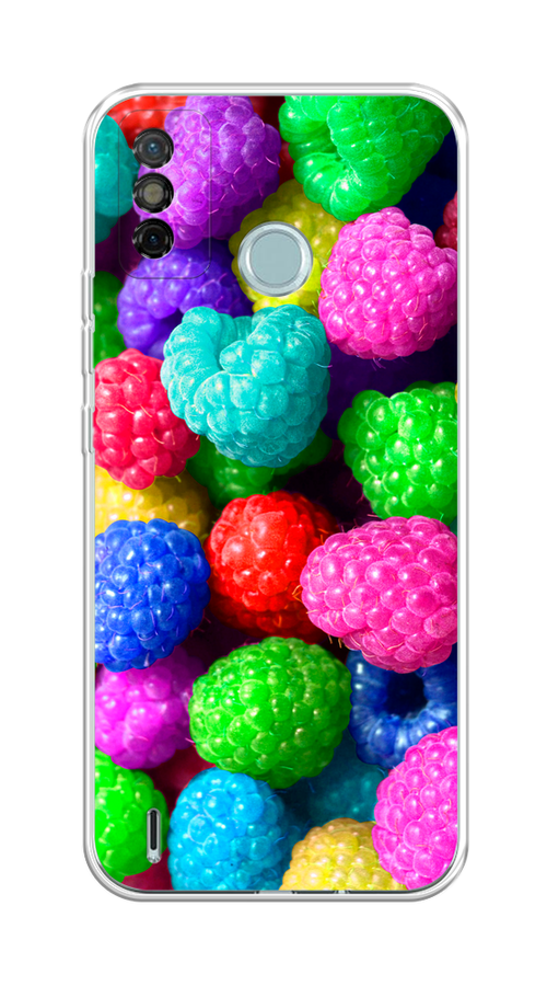 

Чехол на Tecno Spark 6 Go "Леденцовая малина", Фиолетовый;розовый;зеленый, 300250-1