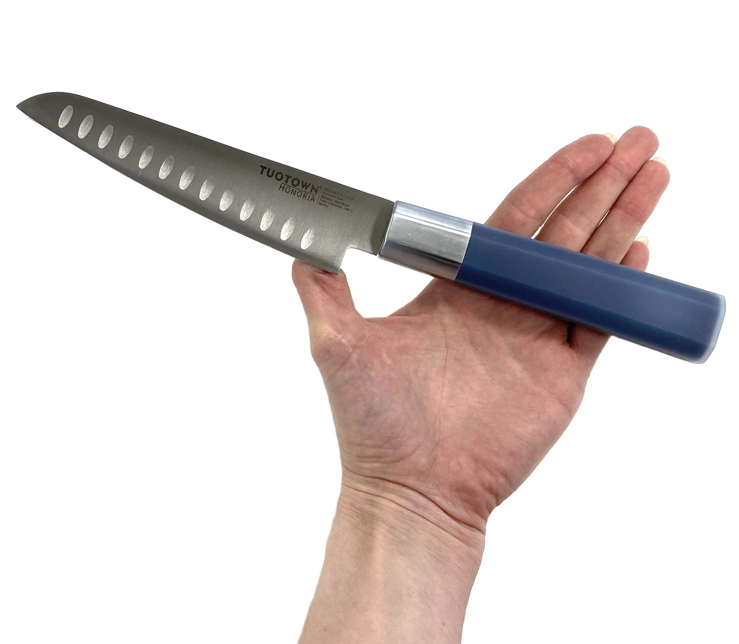 Кухонный нож TuoTown Сантоку Honoria Santoku 15 см, сталь German 1.4116, рукоять ABS, сили 600018228519