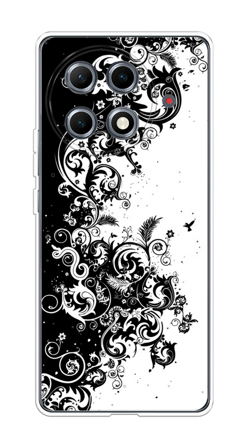 

Чехол на Tecno Camon 30S Pro Черно белый узор, Белый;черный;серый, 309550-1