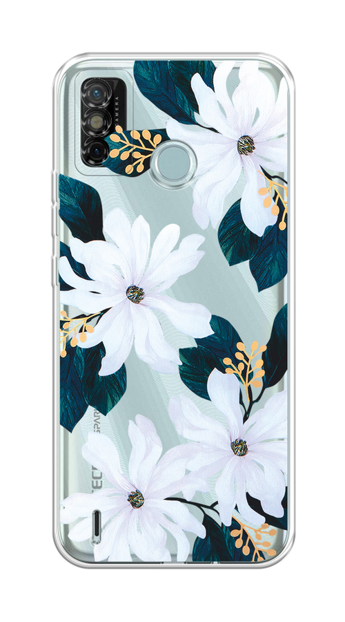 

Чехол на Tecno Spark 6 Go "Delilah Flower", Зеленый;белый, 300250-1
