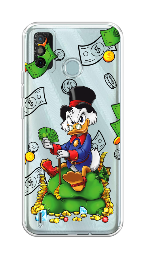 

Чехол на Tecno Spark 6 Go "Scrooge Richness", Черный;синий;зеленый, 300250-1