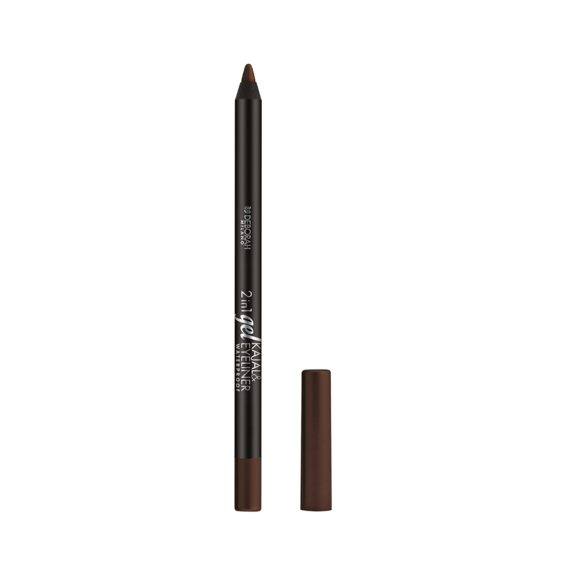 Карандаш для век гелевый Deborah Milano Gel Kajal & Eyeliner Pencil 2 in 1 т.05 Коричневый карандаш для губ shik lip pencil тон milano 1 14 г