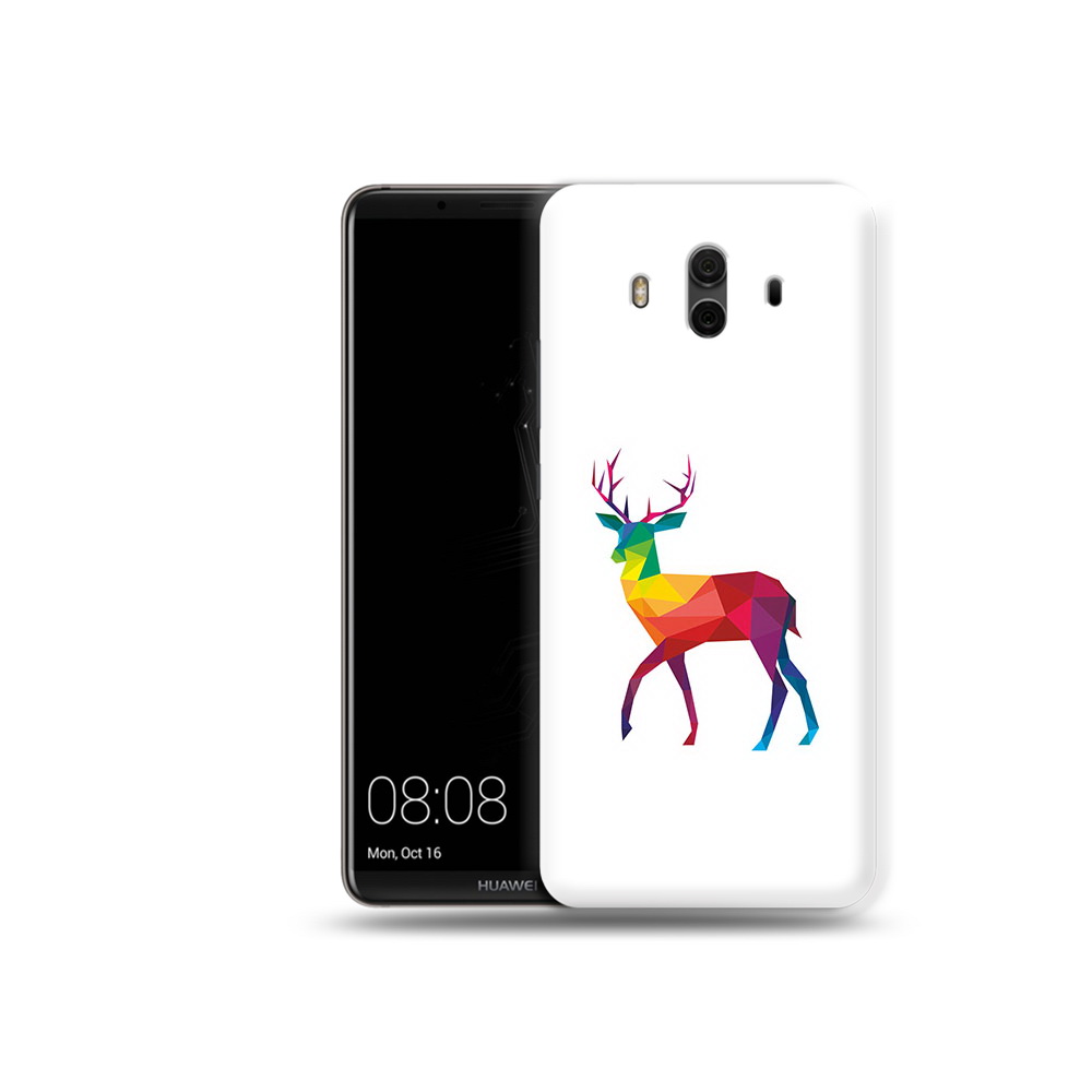 

Чехол MyPads Tocco для Huawei Mate 10 геометрический олень (PT88364.53.286), Прозрачный, Tocco
