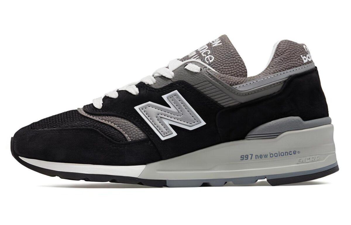 

Кроссовки унисекс New Balance NB 997 D черные 38 EU, Черный, NB 997 D