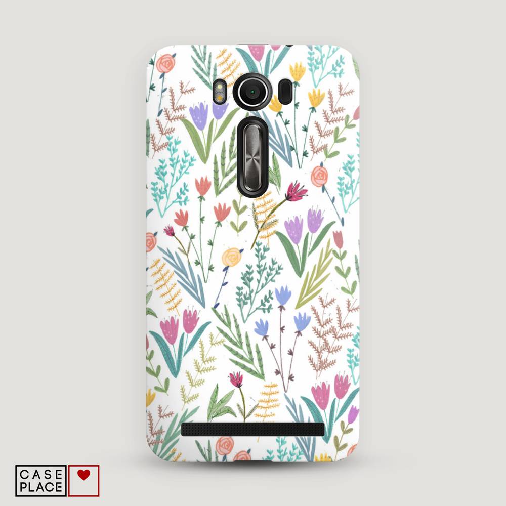 

Чехол Awog "Полевые цветы рисунок" для Asus Zenfone 2 Laser ZE550/551KL