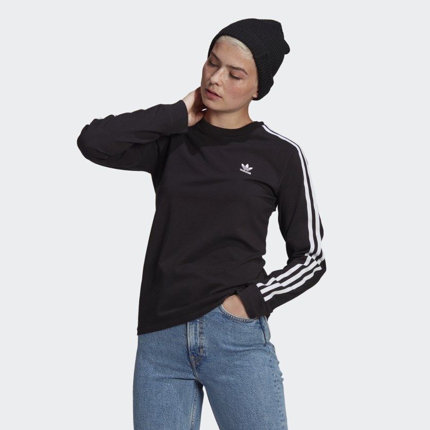

Лонгслив женский Adidas GN2911 черный 40 DE, GN2911