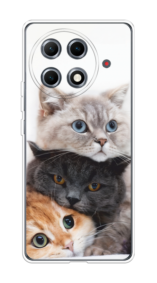 

Чехол на Tecno Camon 30S Pro Пушистые мордашки, Серый;черный;оранжевый, 309550-1