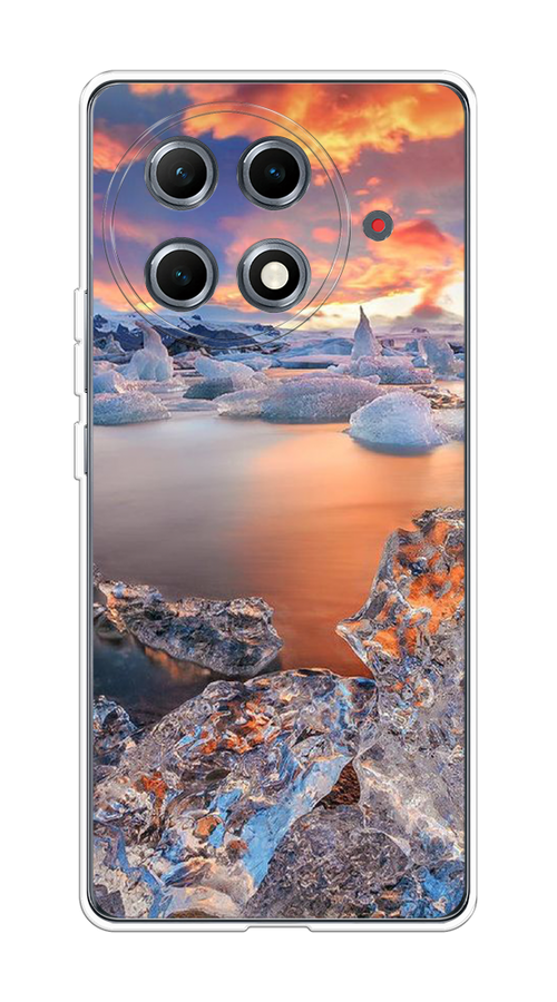 

Чехол на Tecno Camon 30S Pro Ледники, Синий;оранжевый, 309550-1