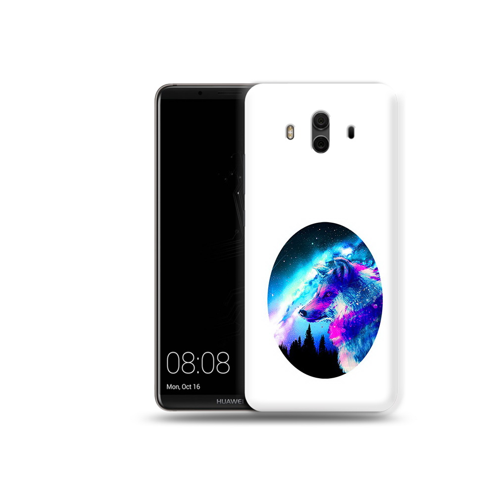 

Чехол MyPads Tocco для Huawei Mate 10 голубой волк (PT88364.53.293), Прозрачный, Tocco