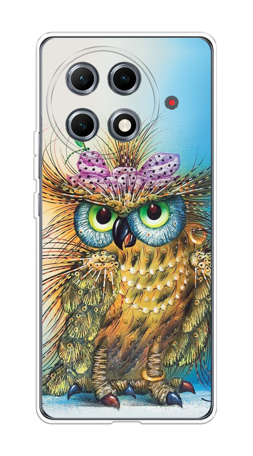

Чехол на Tecno Camon 30S Pro Модная сова, Коричневый;голубой, 309550-1